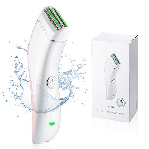 Electric Shaver for Women - LARMHOI Women Electric Razor with Rechargeable Cordless Waterproof LED Indicator Light for Body Legs Bikini Underarms Hair Removal Wet and Dry Painless