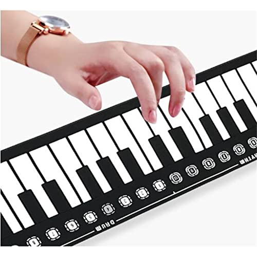 WSJIE 49-Keys Electronic laminé à la Main Piano Numérique Clavier Flexible Roll up Piano Cadeau avec des Haut-parleurs - Les Beatles, Paul McCartney, John Lennon, RIngo Starr, George Harrison WSJIE 49-Keys Electronic laminé à la Main Piano Numérique Clavier Flexible Roll up Piano Cadeau avec des Haut-parleurs – Image 7
