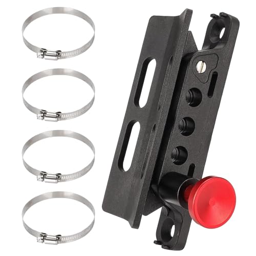 Soporte para extintor de incendios, soporte de liberación rápida resistente, diseño ajustable y antivibración para remolques, campistas, coches, caravanas y garajes, 6.52 x 1.18 pulgadas