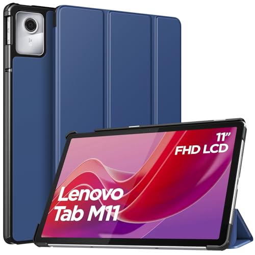 TiMOVO Case for Lenovo Tab M11 11 Inch 2024, Ultra Slim Lightweight Stand Hard Back Shell Protective Cover, Support Auto Wake Sleep for Lenovo Tab M11 Tablet TB330FU/TB330XU, Navy blue