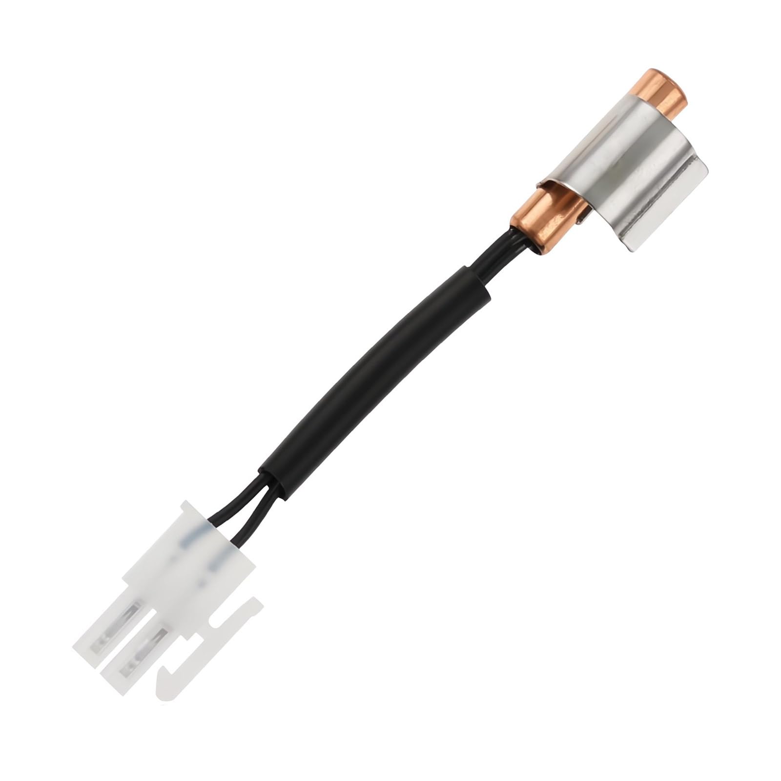 Piceioep W10383615 Refrigerator Thermistor Replacement Metal Probe Temperature Sensors High Accuracy Fridge Thermistor Enduring Refrigerator with Clip
