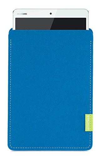 WildTech Funda para Huawei MediaPad M3 Lite 10 (fieltro de lana), color azul Cover