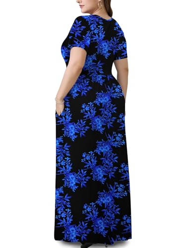 Image of PEVRL Plus Size Summer Maxi Dress for Curvy Women with Pockets 1X-5X