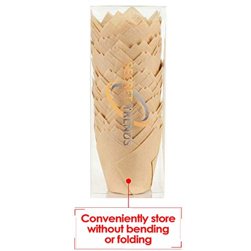 Tulip Cupcake Liners Baking Cups Parchment Paper Muffin Tin Cups Standard Size 100 Count #TOP4