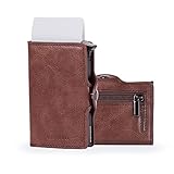 Moneyhold® Porte-Cartes Bancaire Unisexe - Portefeuille Slim en Simil-Cuir Vegan Anti Pir...