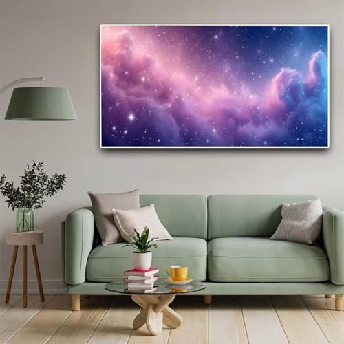 Peinture diamant kit adulte contre le stress déco murale bleu