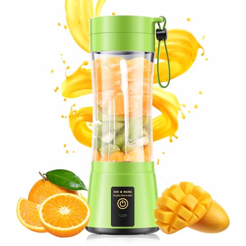 Image of Portable Blender for Smoothies & Shakes - Cordless Personal Size Mini Blender with BAP Free Juice Cup, Quick Squeeze for Sports /Picnic /Home