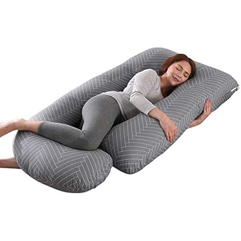 ShowyLive Almohada Embarazada Dormir Cojin Lactancia Cover