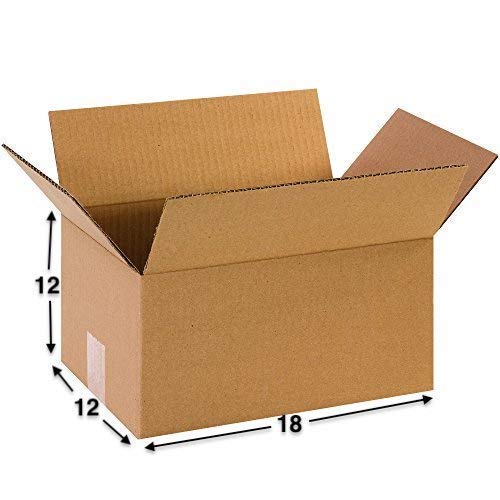Corrugated Packing Boxes, 3 Ply, 18x12x12 inch, 120 GSM Paper, Pack of 5 boxes, Brown (B0DH4HNDLJ) Amazon Price History, Amazon Price Tracker