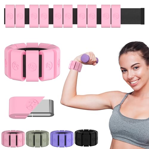 Sonkoloro Adjustable Wrist Weights for Women Men, Leg Weights for Women 0.75lb-1lb Each for Walking...