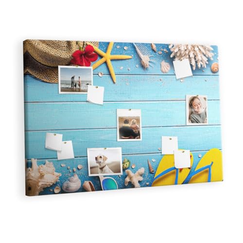 Tableau mural liège horizontal planche de bureau pour projets et planification école