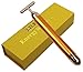 LZLRUN 24k Golden Beauty Bar Gold Face Firming Facial Roller Massager Skin Care Electrical Tool