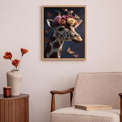 Diamond Painting Fleurs pour Déco Chambre - Kit Mosaïque Crystal Art 60x80cm