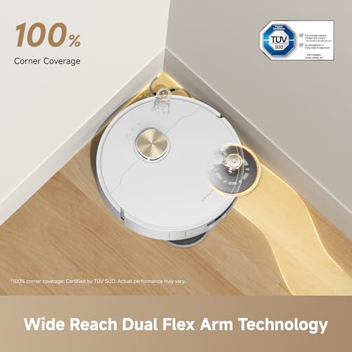 Image of DREAME L60 Ultra FE Robot Vacuum and Mop, Auto-Empty and 100℃ Self-Cleaning Mop, 30,000Pa Suction, Obstacle Avoidance and 360 Navigation, Corner to Edge Deep Cleaning, TriCut Brush, White