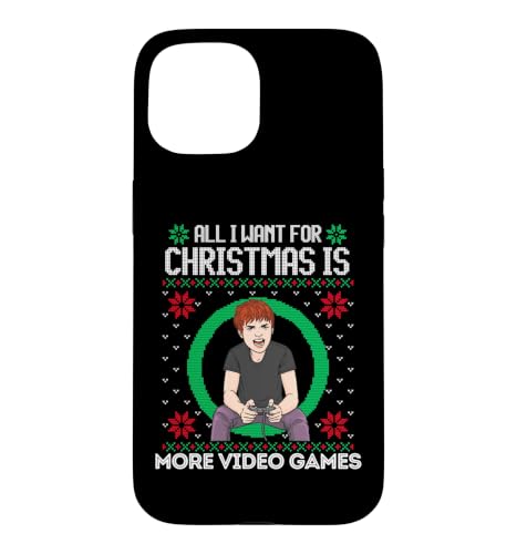 All I Want For Christmas Is More �r�f�I�Q�[�� �j�̎q ���̎q �Q�[�}�[ �X�}�z�P�[�X iPhone 15 �p