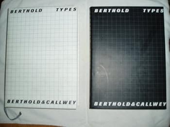 Hardcover BERTHOLD TYPES. (TWO VOLUME SET IN SLIPCASE). Book