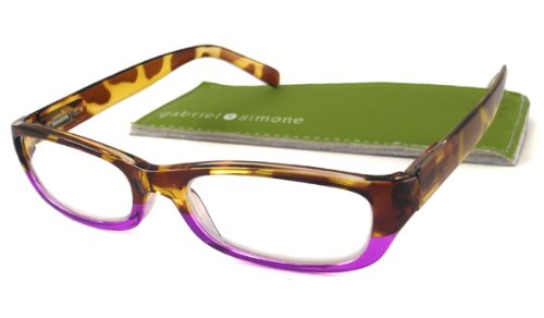 Gabriel + Simone Reading Glasses Reading Glasses - Emilie Violet / Tortoise and Violet