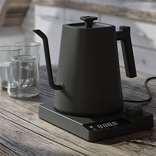 Hervidor Eléctrico Profesional 1L Control Temperatura Negro
