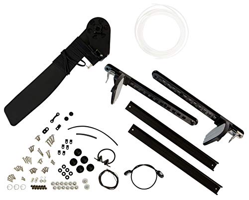 Perception Kayaks Rudder Kit - Solo Kayaks, Long Pin, Black