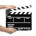 Claqueta de Película Acrílica de 30x25cm,Película Clappers,Accesorio de Fotografía de Cine y Televisión con Imanes,para Recuerdos de Películas,Juegos de rol,Edición,Producción de Video