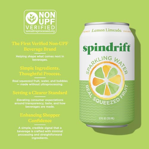 Image of Spindrift Lemon Limeade Can 12 Ounce (Pack of 24)