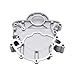 1 PC SHLPDFM Natural Aluminum One-piece Timing Chain Cover Compatible with Ford SB 289 302 351 Windsor 1968-80