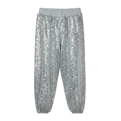 Pantalon cargo jogging pailleté pour une fête d'anniversaire ou un look streetwear fille