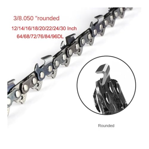 Chaîne de tronçonneuse coupante avec gouges arrondies 24 pouces