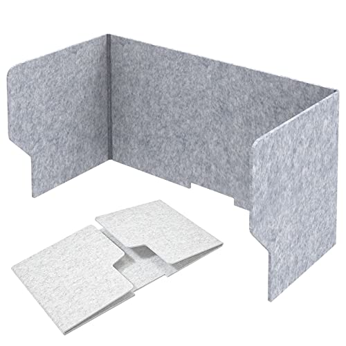 Portable Divisor Acústico Para Escritorio, Plegable En Forma De U Mampara Para Pupitres, Reducción ​de Ruido Panel De Privacidad Para Escritorio, Para Oficinas, Bibliotecas, Aulas ( Size : 24 inch (60