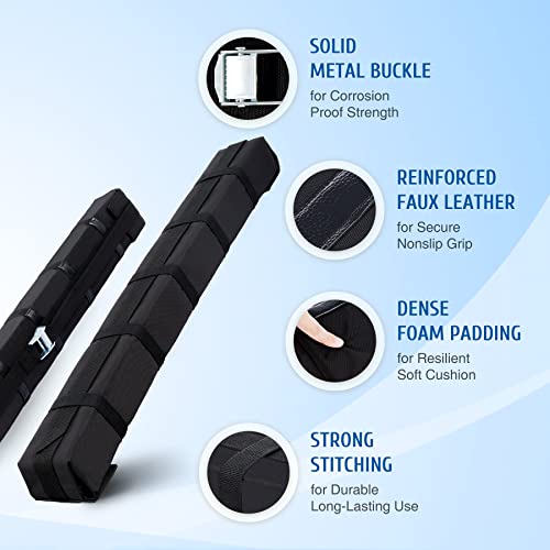 image for Orion Motor Tech 34 Inch Universal Car Soft Roof Rack Pad, with Adjust