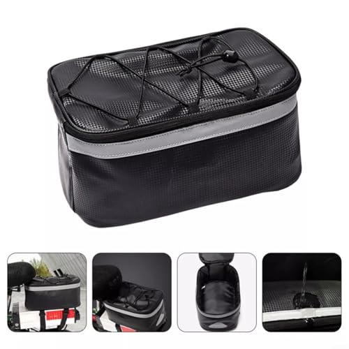 Bolsa trasera para moto 13L Oxford PU miniatura 4