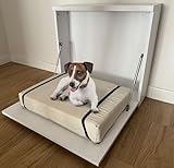 IK SIKD Cama Perros pequeños abatible. Mueble Cama Perros medianos. Ahorra Espacio y Duerme Junto a tu Mascota. Resistente.