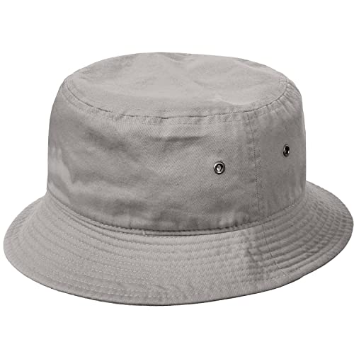 Image of Falari Men Women Unisex Cotton Bucket Hat 100% Cotton Packable for Travel Fishing Hunting Summer Camp