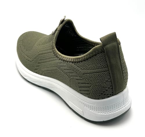 BAKANO Sport Women's Lightweight Breathable Slip On Sneakers - Mesh Athletic Shoes, Cushoned Sole, Easy On/Off Confort4