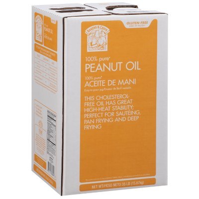 Bakers & Chefs Peanut Oil - 35 lbs. (2 Pack)