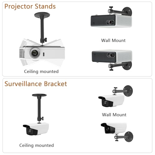 Uinehiot Upgraded Ceiling Wall Projector Mount Compatible With Qkk thumb #3