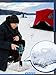MADHOLLY Universal Ice Anchor Tool- Ice Anchor Power Drill Adapter Ice House Anchors for Ice Insert Sewing- Ice Shanty Anchors for Ice Fishing Shelter Tent, for Dad Gifts Ice Fishing Enthusiast