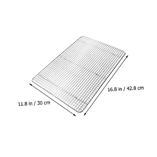 OFFSCH Stainless Steel Baking Rack Thickened Wear-resistant Wire Cooling Rack for Grilling Roasting Design for Cakes Cookies and More