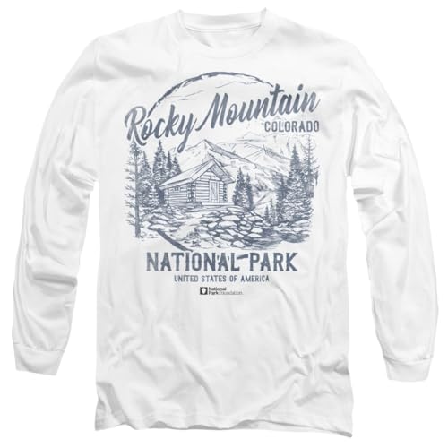 Rocky Mountain National Park Vintage Unisex Adult Long-Sleeve T Shirt