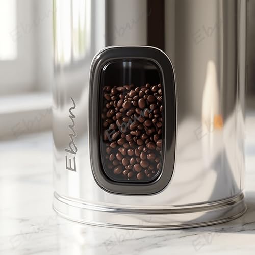 Image of Ebun Stainless Steel See Through Small Containers | Stainless Steel Container with Lid | Steel Kitchen Containers Set | Steel Airtight Container | 750 Gms Capacity | Pack of 6