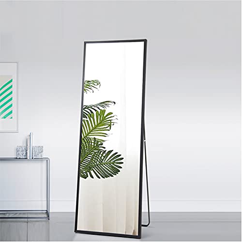Na Full Body Mirror Full Length Floor Mirror Wall Mounted Free Standing Black Dressing Mirror Over The Door Mirror For Bedroom Bathroom Living Room Locker Room (59” X 19.7”) #TOP20