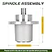 3-Pack 037-2000-00, 037-2050-00 Spindle Assembly, 42'' 48'' 54'' Lawn Mower Deck Spindle Rebuild Kit, Compatible with Bad Boy MZ Magnum Deck Mower, Spindle Height-5 2/3