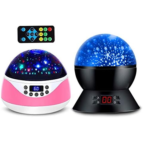 MOKOQI Night Light Projector with Music and Timer Setting,Gifts for Girls and Boys, Remote Control Star Projection Lamp for Kids Bedroom Decoration Cover
