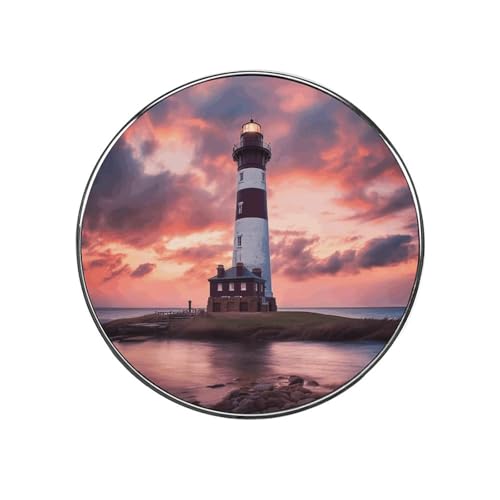 Aimants de réfrigérateur en alliage durable motif phare haute résistance pour tableau