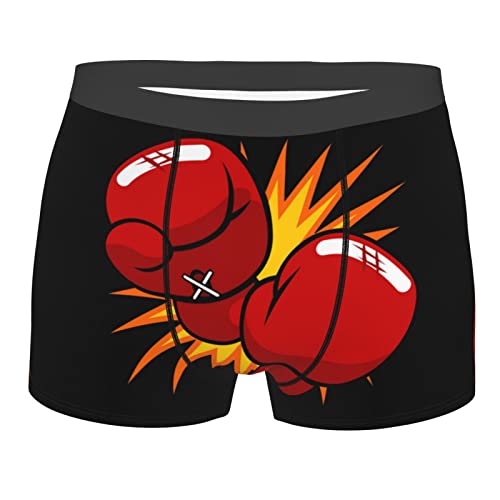 SMAZDFXX Guantes de Boxeo para Hombre, Calzoncillos Tipo bóxer, Ropa Interior elástica para Hombre