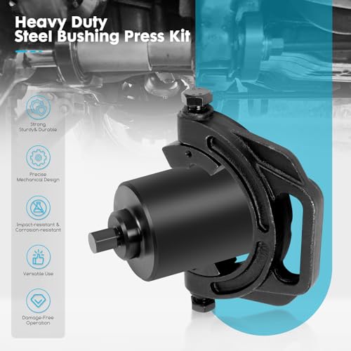 Image of Bushing Press Removal Kit Compatible with Toyota Camry & Corolla MPV, Rear Axle Control Arm Suspension Bushing Removal Installer Tool Kit for Avensis, Previa, Yaris, Picnic, Replace for 48725-28050