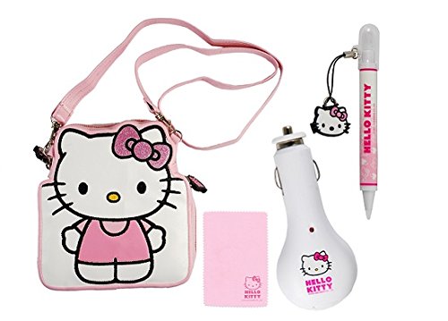 X:treme - Pack de 4 accesorios de viaje para Nintendo DS Lite/DSi, diseño de Hello Kitty