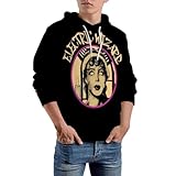 Electric Musics Wizard Hoodie Men's Long Sleeve Hooded Sweatshirt Workout for Unisex Fashion Graphic Pullover Outerwear Top Clothes
