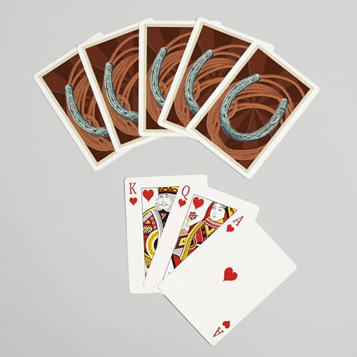 52 Naipes de Poker Letterpress Horseshoe and Rope miniatura 7