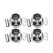 4Pcs Engine Piston & Ring Set Compatible with Mini Cooper Countryman Paceman R55 R56 R57 N14B16 N14B16A N14B16C 1.6L Turbo 2006-2016, Replace 11257576973 11257566019